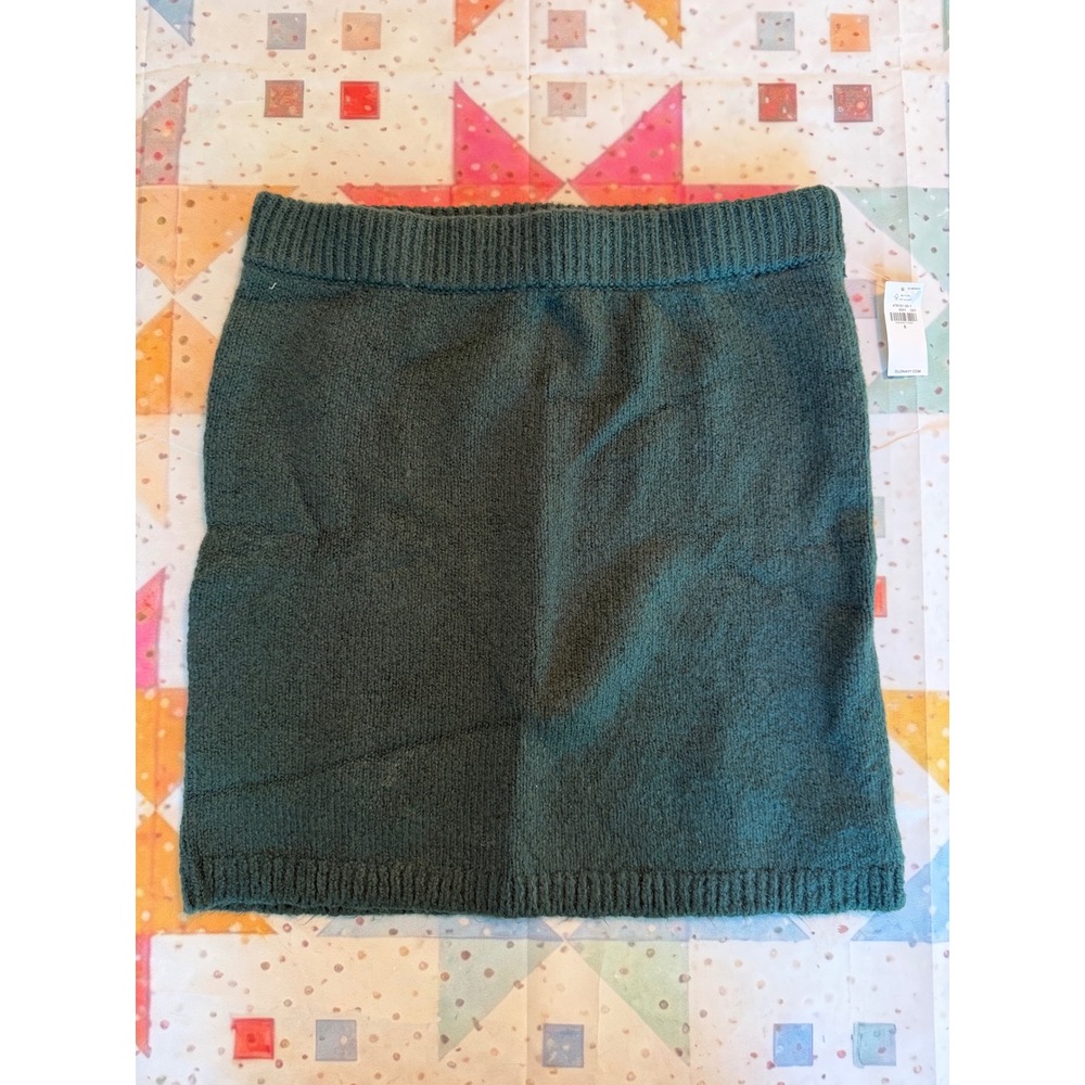 Old Navy Go-Recycled Green Knit Sweater Mini Skirt Small NWT 475181-00-1